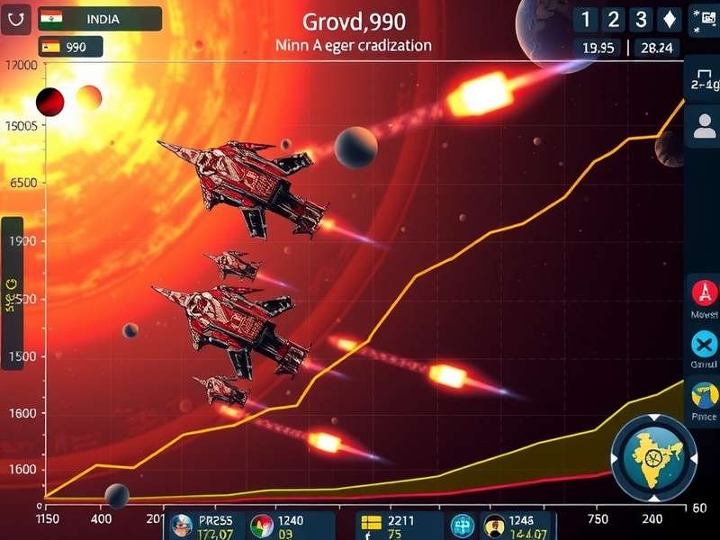 Chart showing Goa Star Overlord download growth in India over time